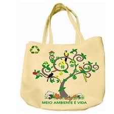 Ecobag em tecido 100 %  algodão