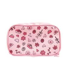 Necessaire feminina  com  impressão                                                  